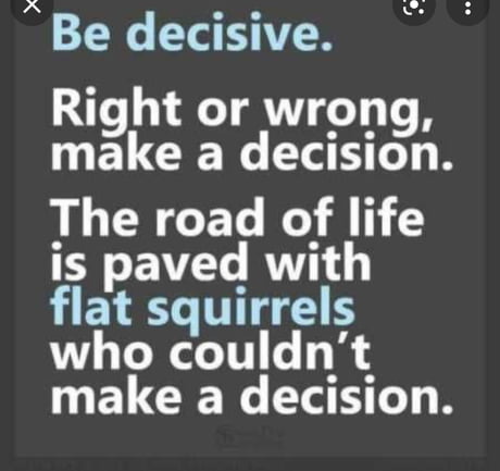 Make a decision lol